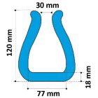 PROFILO "U" IN POLITILENE ESPANSO 72-120 MM (BARRE 2 MT)
