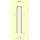 GRAFFE GRAFFETTE GRAPPE GRAPPETTE AD U PESANTI SERIE 55 - 100- M2 PUNTI METALLICI