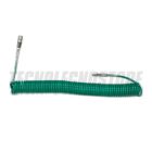TUBO ARIA SPIRALE 5x8  MT 10 RACCORDATO CON RUBINETTO ED INNESTO RAPIDI CON MOLLA