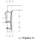 GUARNIZIONE UNIFORM TRIPLEX 11 BIANCA - 1x150 mt
