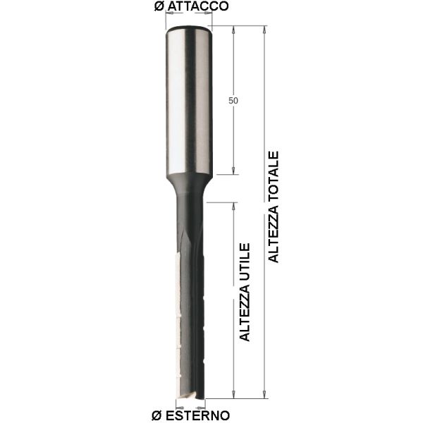 PUNTE HSS PER MORTASARE CON ROMPITRUCIOLO DX/SX CMT (Ø 8-20)