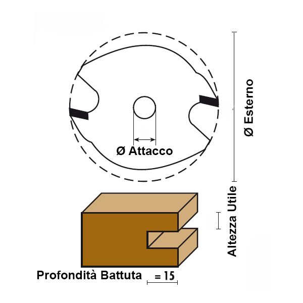 FRESE HM PER INCASTRI Ø 40