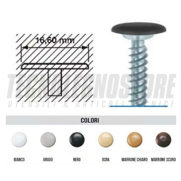 CAPPUCCI COPRIVITE PER TURBOVITI T30 (CONF.1000 PZ.)