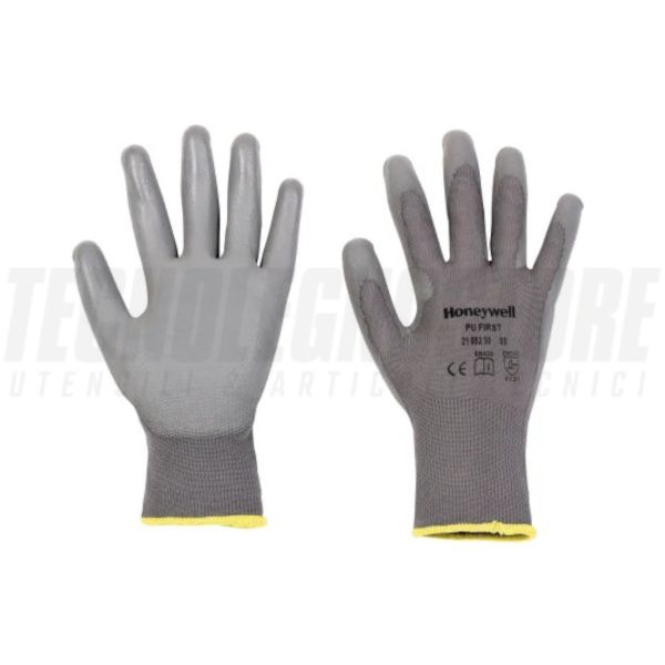 GUANTI PU GREY FIRST PALMO RIVESTITO POLIURETANO (2PZ)