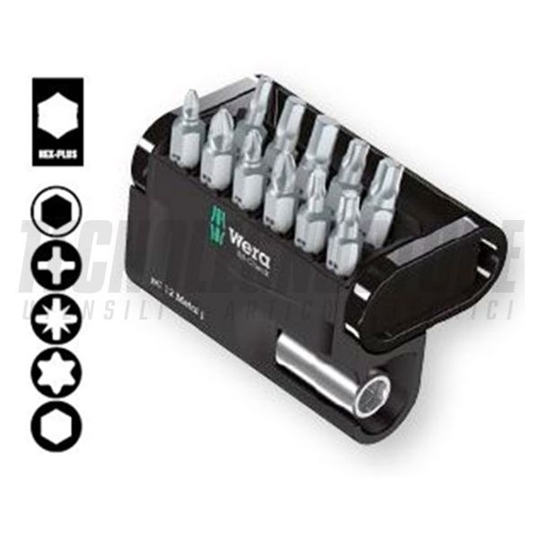 KIT 12 PZ. INSERTI BIT-CHECK BC METAL 1 LUNG. 25-MM